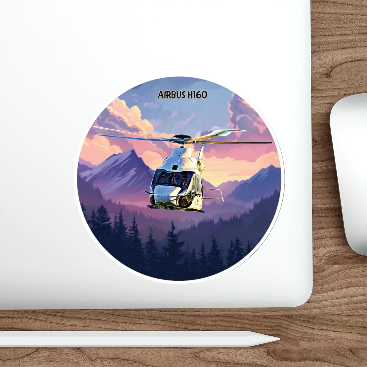 Airbus H160 Helicopter, Aviation Sticker - The Hangar Break