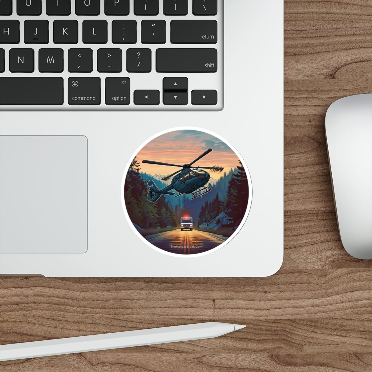 First Responders Sticker with Helicopter Medevac Design - The Hangar Break