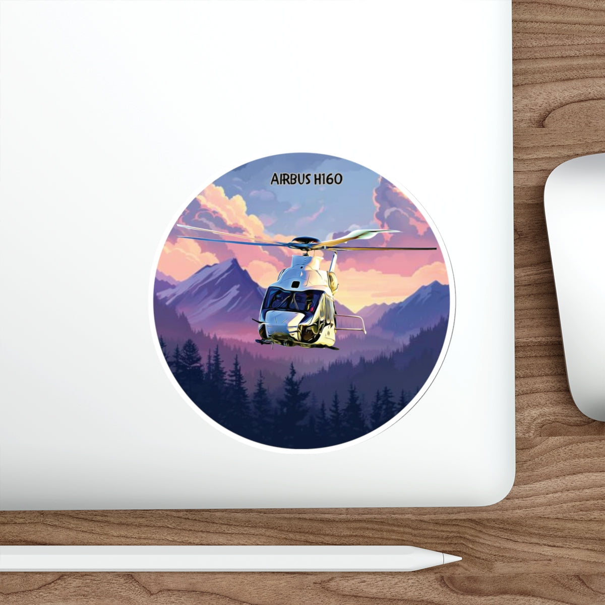 Airbus H160 Helicopter, Aviation Sticker - The Hangar Break