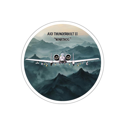 A-10 Thunderbolt II "Warthog" Military Airplane Vinyl Sticker